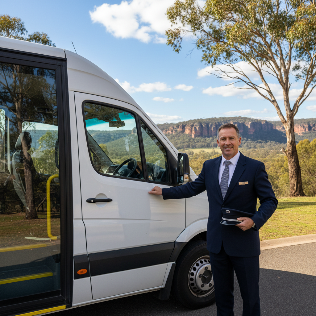 Minibus in Orange, Australia